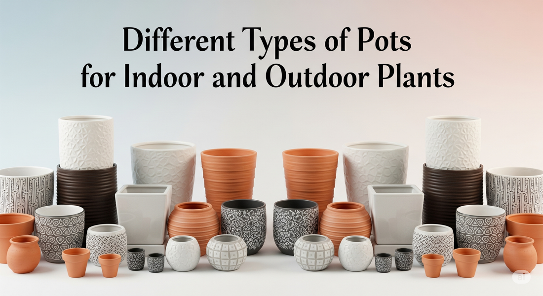 Different Types of Pots for Indoor and Outdoor Plants