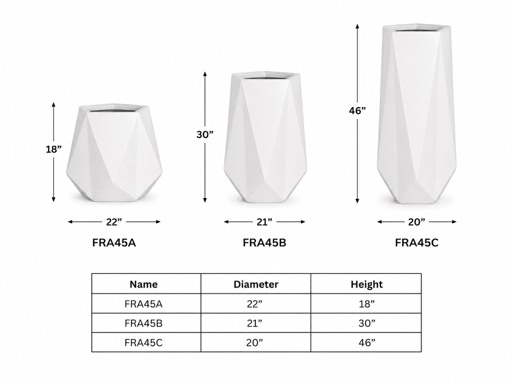 Big Star Pentagon Planter FRA45 - My Store