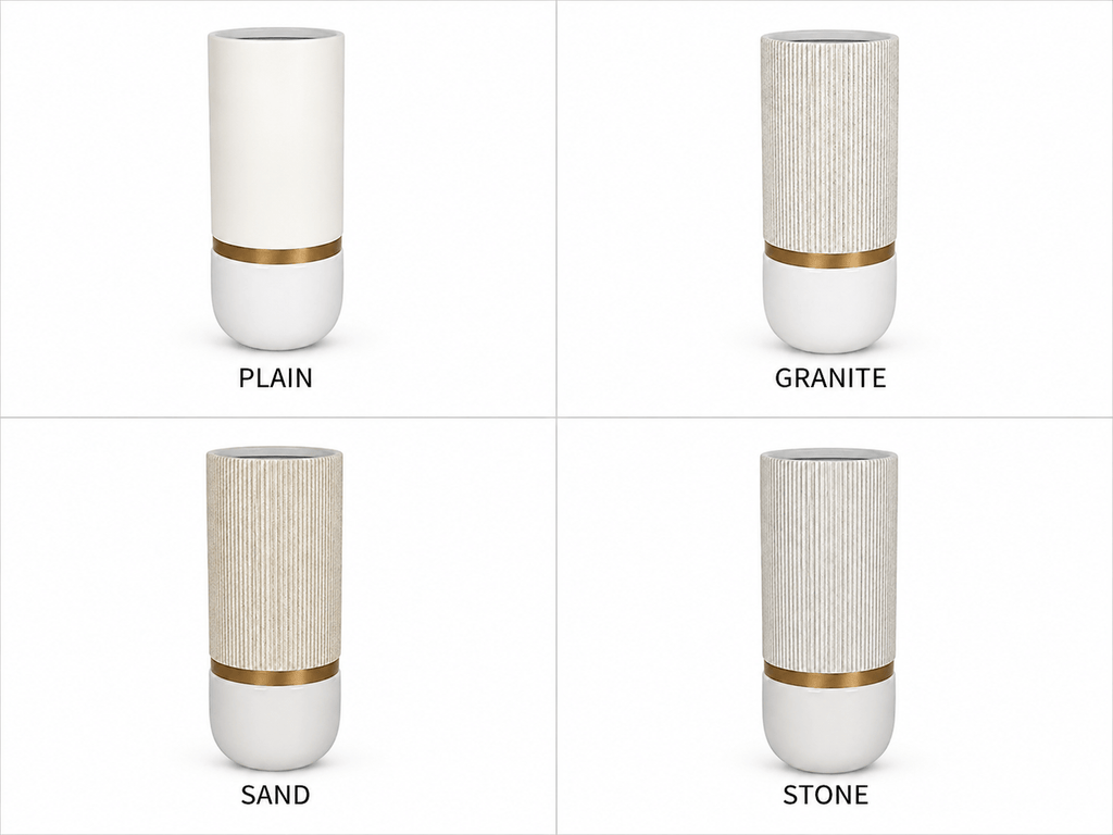 Premium Ribbed Planter with Slits FRA92 - My Store