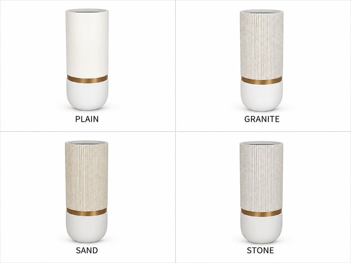 Premium Ribbed Planter with Slits FRA92 - My Store